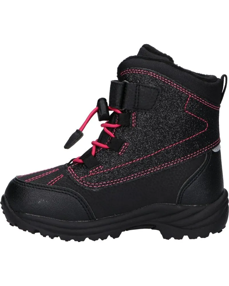 Botas de Mujer y Niña y Niño KICKERS 736602-30 JUMP WPF 81 NOIR ROSE BRILLANT