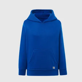 Classic royal blue kids' hoodie.