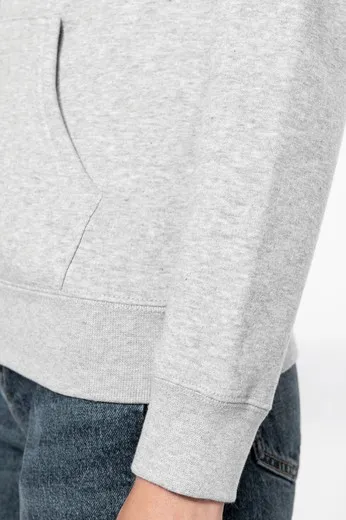 Contrast Zip-Up Hoodie for Women