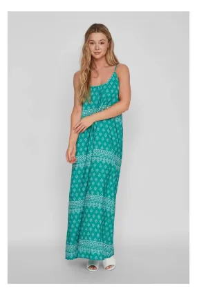 Green Alhambra Ethnic Midi Dress - Viatnia