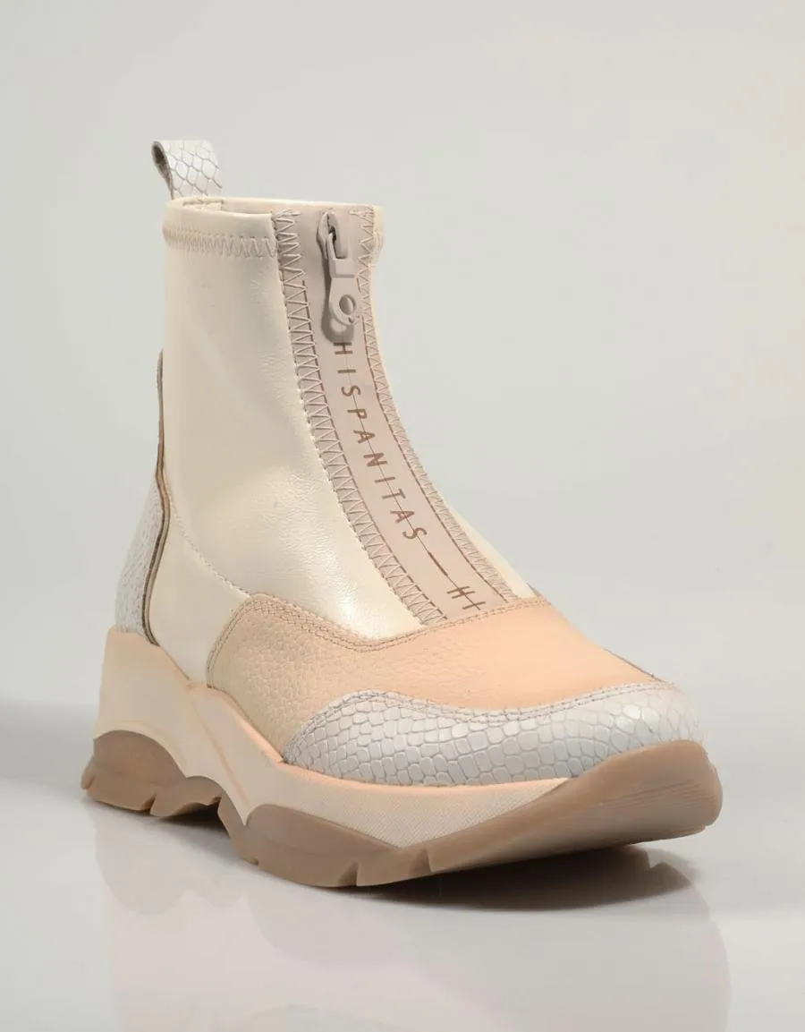 HISPANITAS Hi222202 white ankle boots 80286