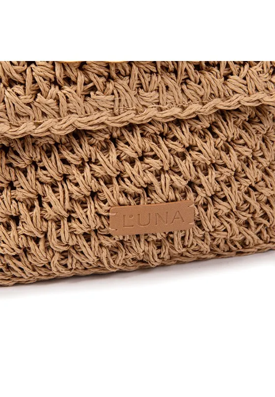 Luna Collection vega natural small crossbody bag