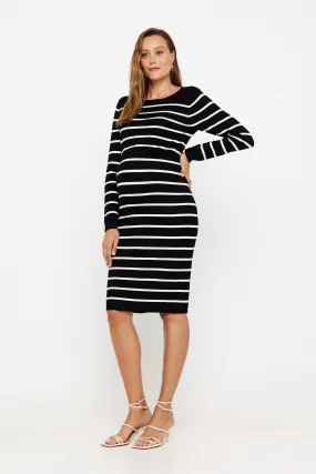 Midi Dress Regular Fit High Neck