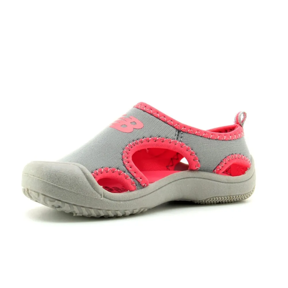 New Balance Gray-Pink Water Sandals