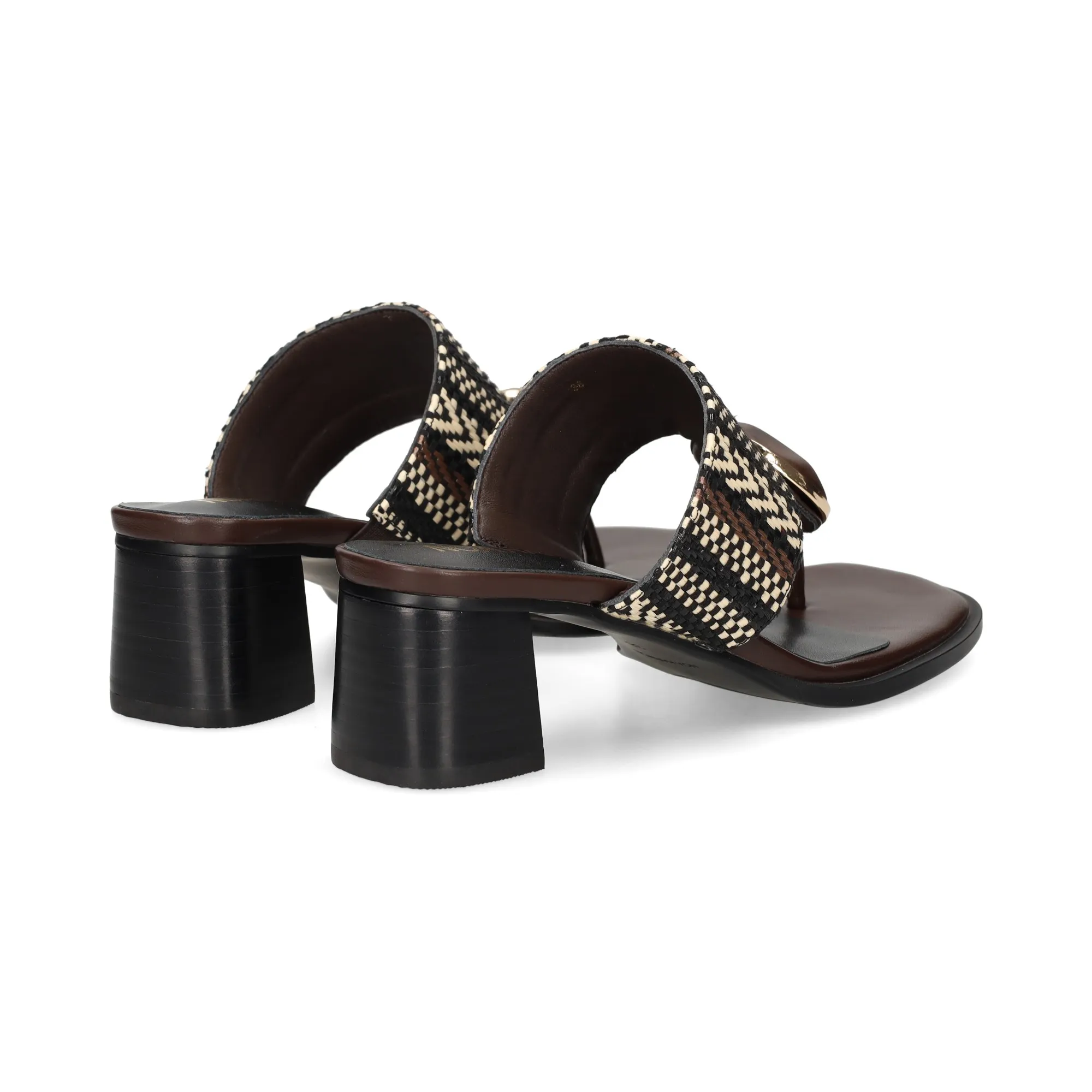 NOA HARMON Women's High Heel Sandals MULTI BROWN