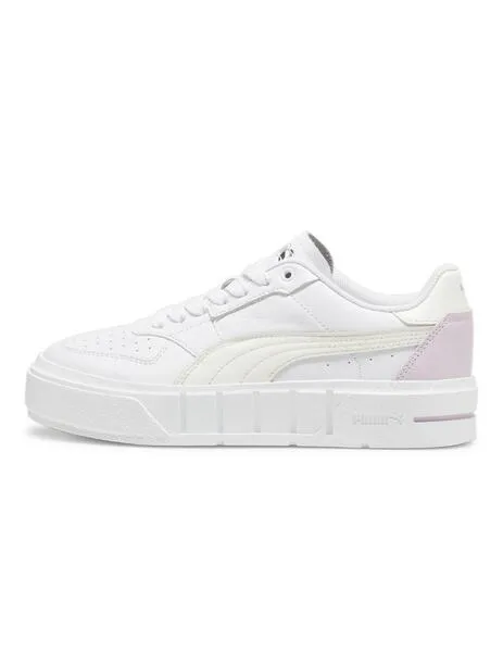 Puma Cali Court Women's White Violet Sneakers.