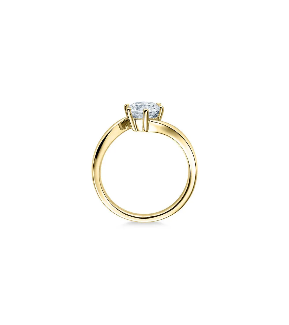 Rigil 0.30 ct Yellow Gold Engagement Ring