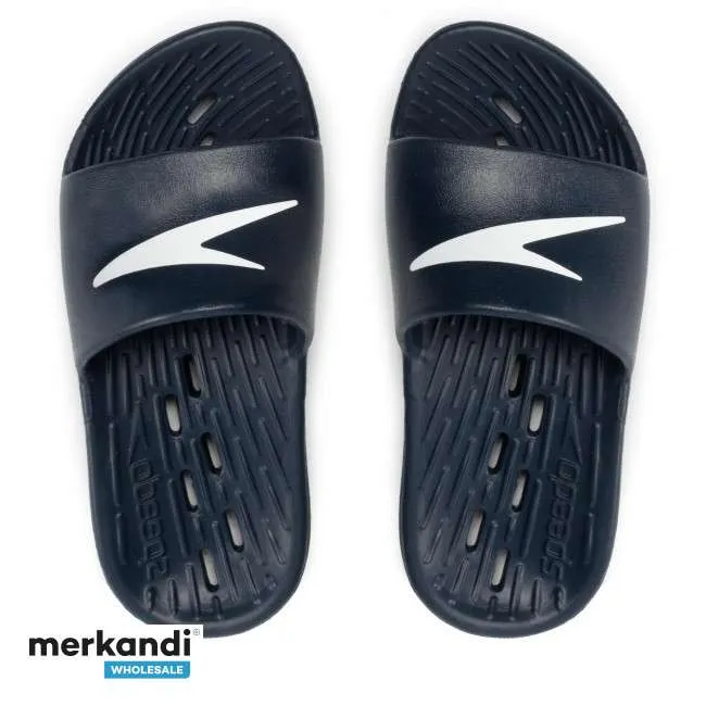 Speedo Junior Slide Navy Pool Shoes Size 33 - 8-122310002