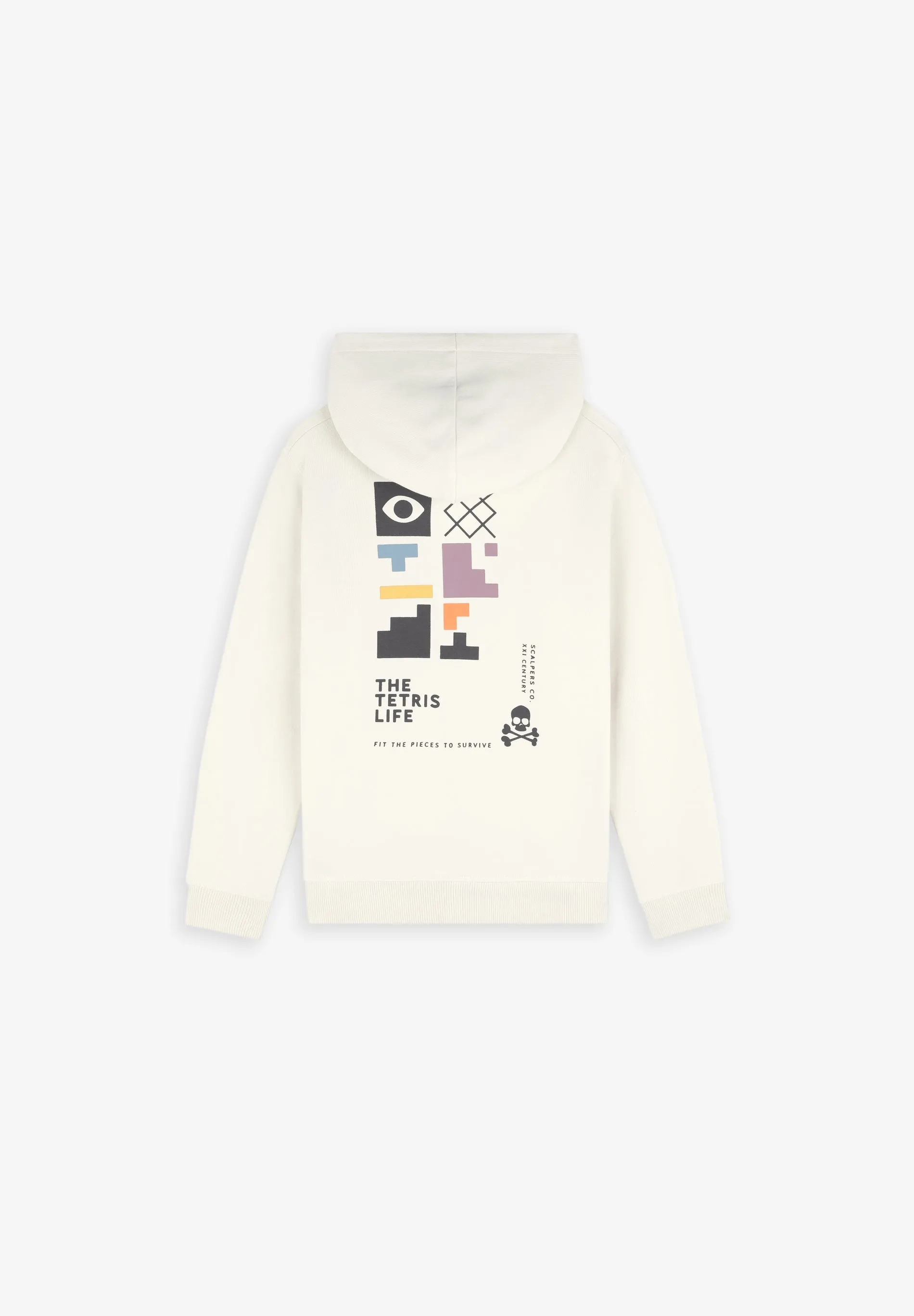 Tetris Print Hoodie