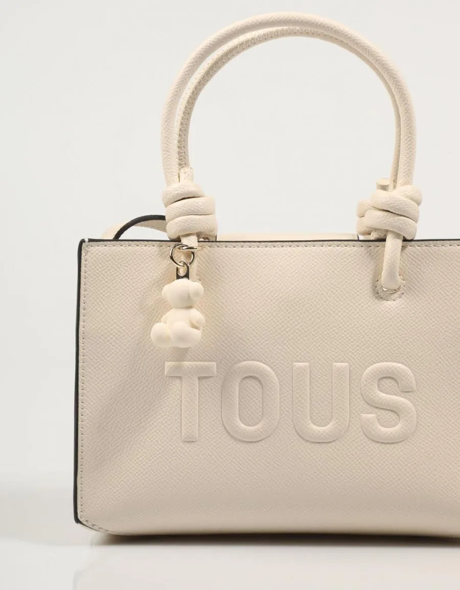 TOUS La Rue New Mini Horizontal T Bag in Beige 84319
