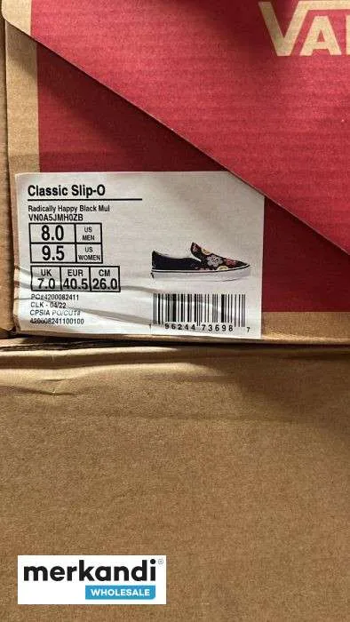 Wholesale Vans shoe palette, mixed assortment - 1000 pairs.